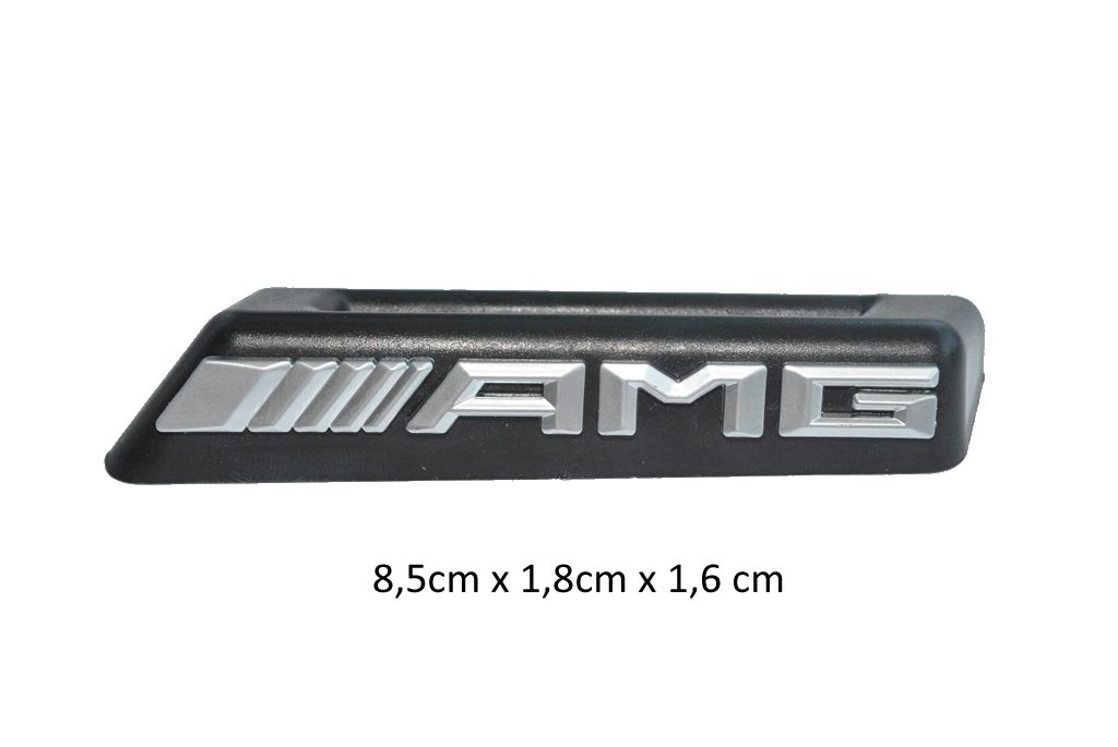 NEW AMG LOGO BADGE FRONT DUMMY EMBLEM MERCEDES W205 C63 W212 W117 C117 CLA45 A45 HAJP0243