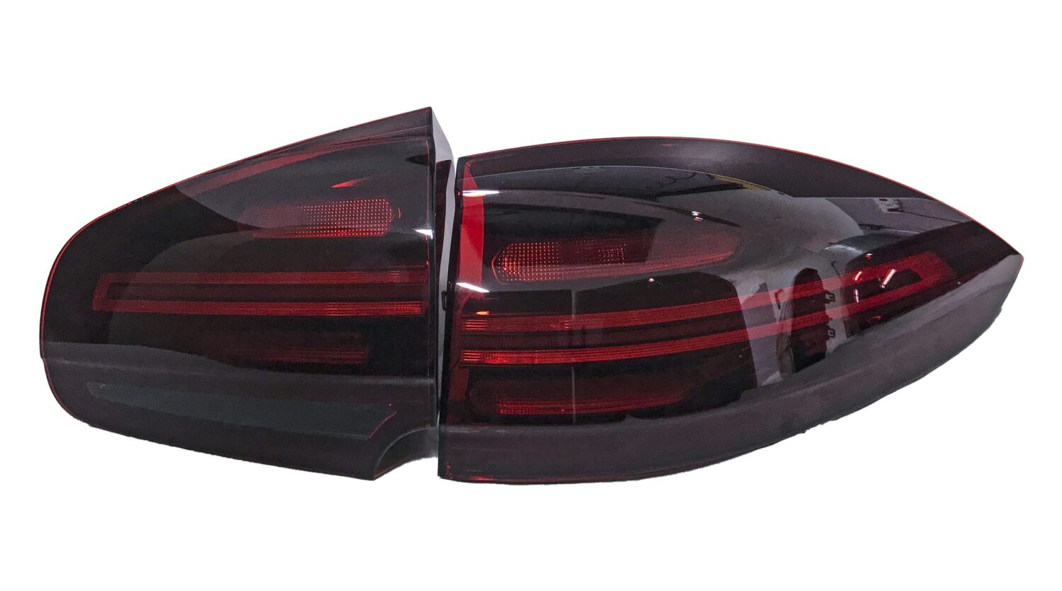 4x Nová Originální Zadní Led Světla Černá Porsche Cayenne 958 Turbo