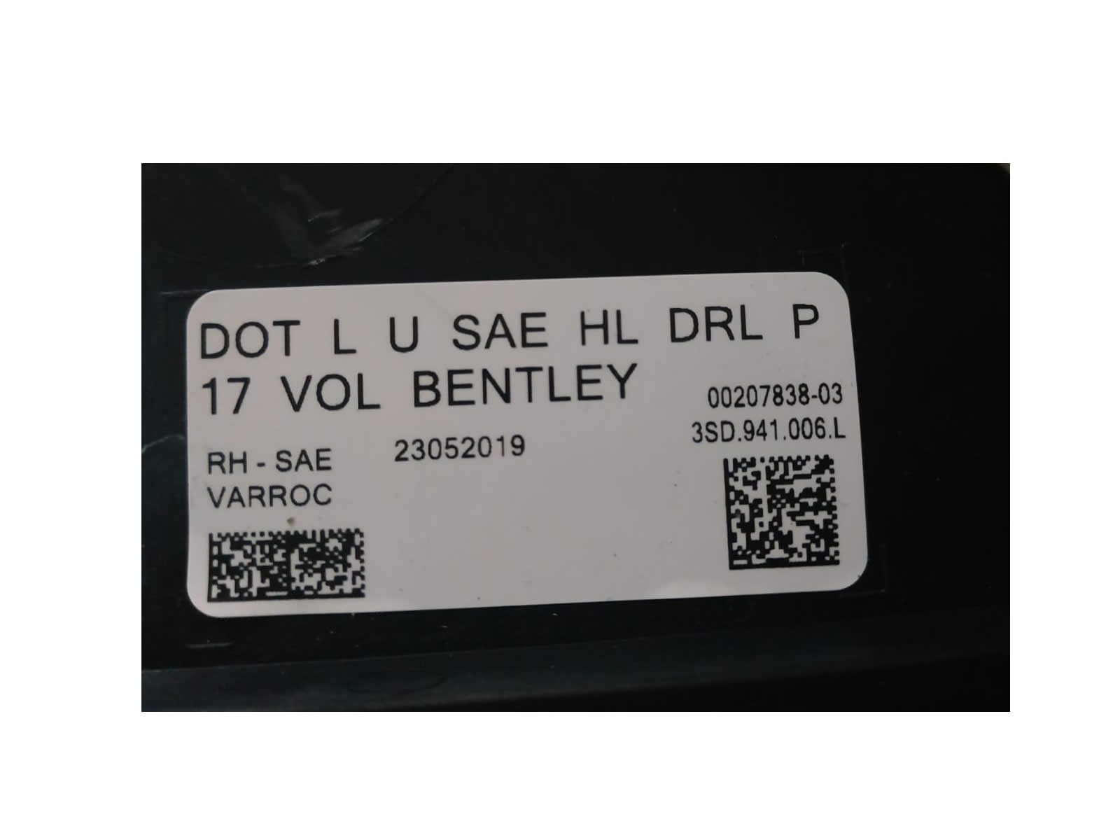 2X NOWE OE REFLEKTORY FULL LED + 2X KIERUNKOWSKAZY BENTLEY CONTINENTAL GT GTC 3SD941006L + 3SD941005L 3SD953042A