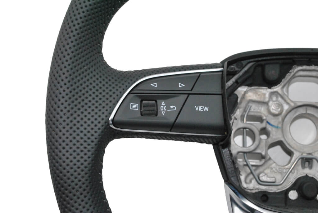 NOWA OE KIEROWNICA CZARNA SKÓRZANA MULTIFUNKCYJNA AUDI Q3 83A419091H