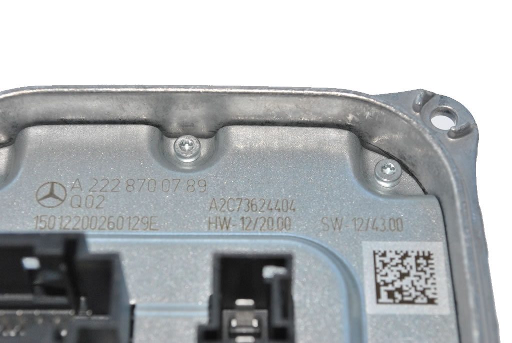 Nový řídicí modul LED měniče pro Mercedes W212, W207, W205, W222 A2228700789