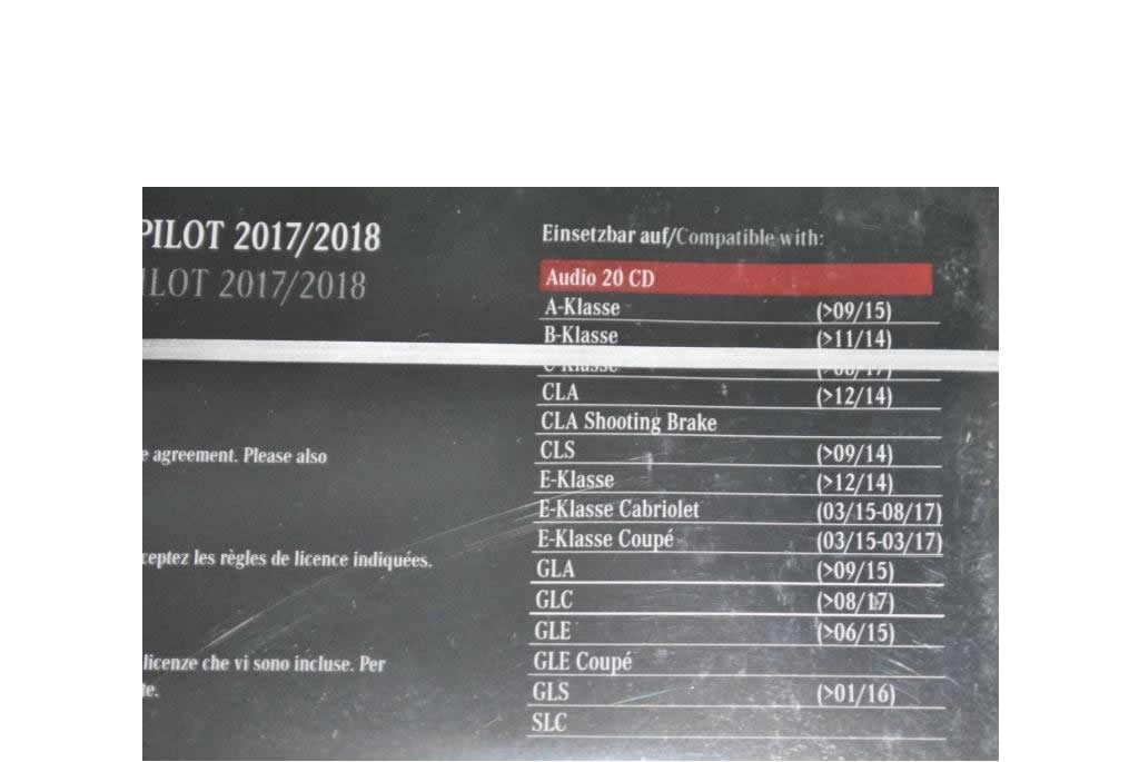 NOWA OE MAPA GARMIN MAP PILOT V. 9.0 2018 SD KARTA MERCEDES CLA GLA CLS GLC GLE W246 W176 A2189061903