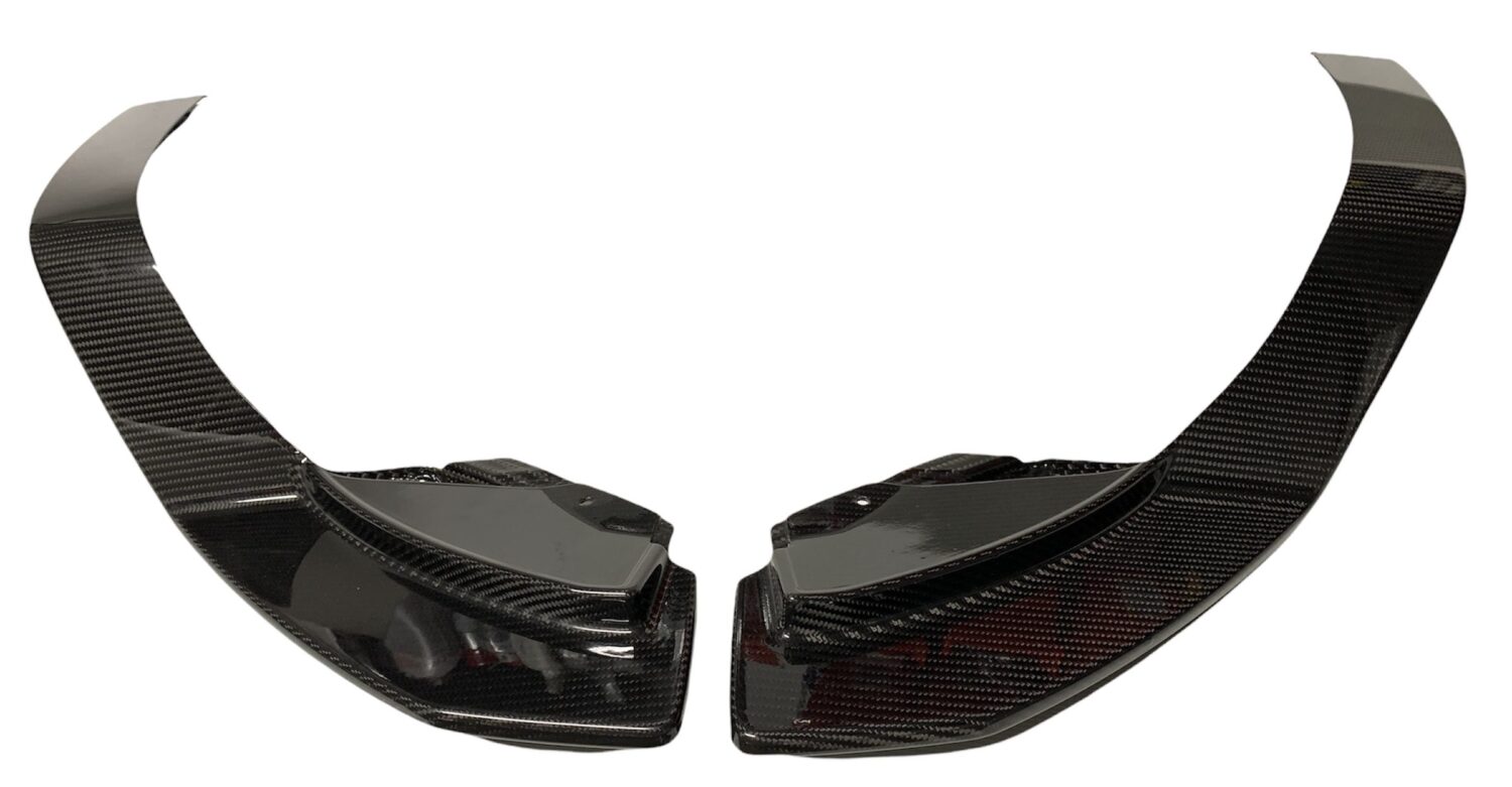 2X NOWE ORYGINALNY CARBON SPOILER NAKŁADKI AUDI TT SPORT 8S0088541 8S0088542