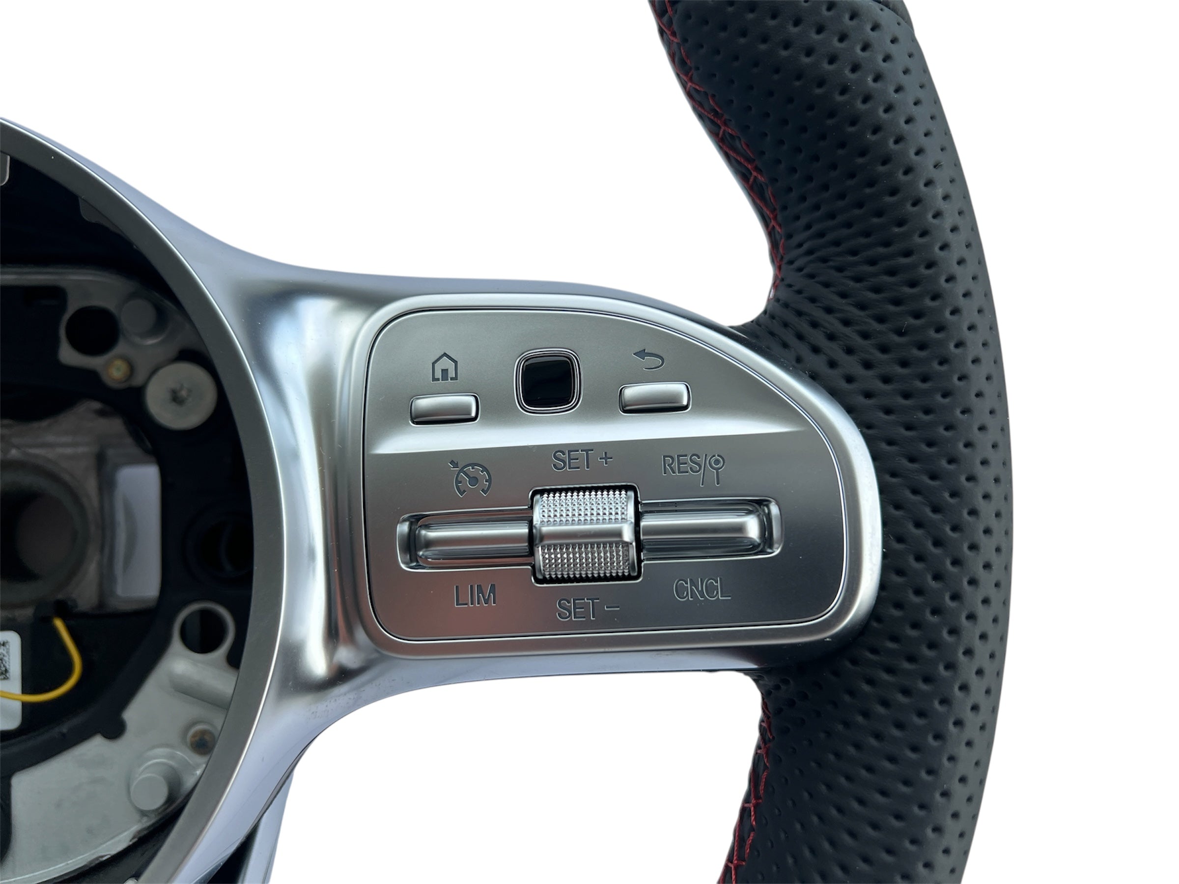 NUOVO VOLANTE ORIGINALE NERO IN PELLE MULTIFUNZIONE MERCEDES GLC X253 C253 CLA C118 W177 GL A0994647903