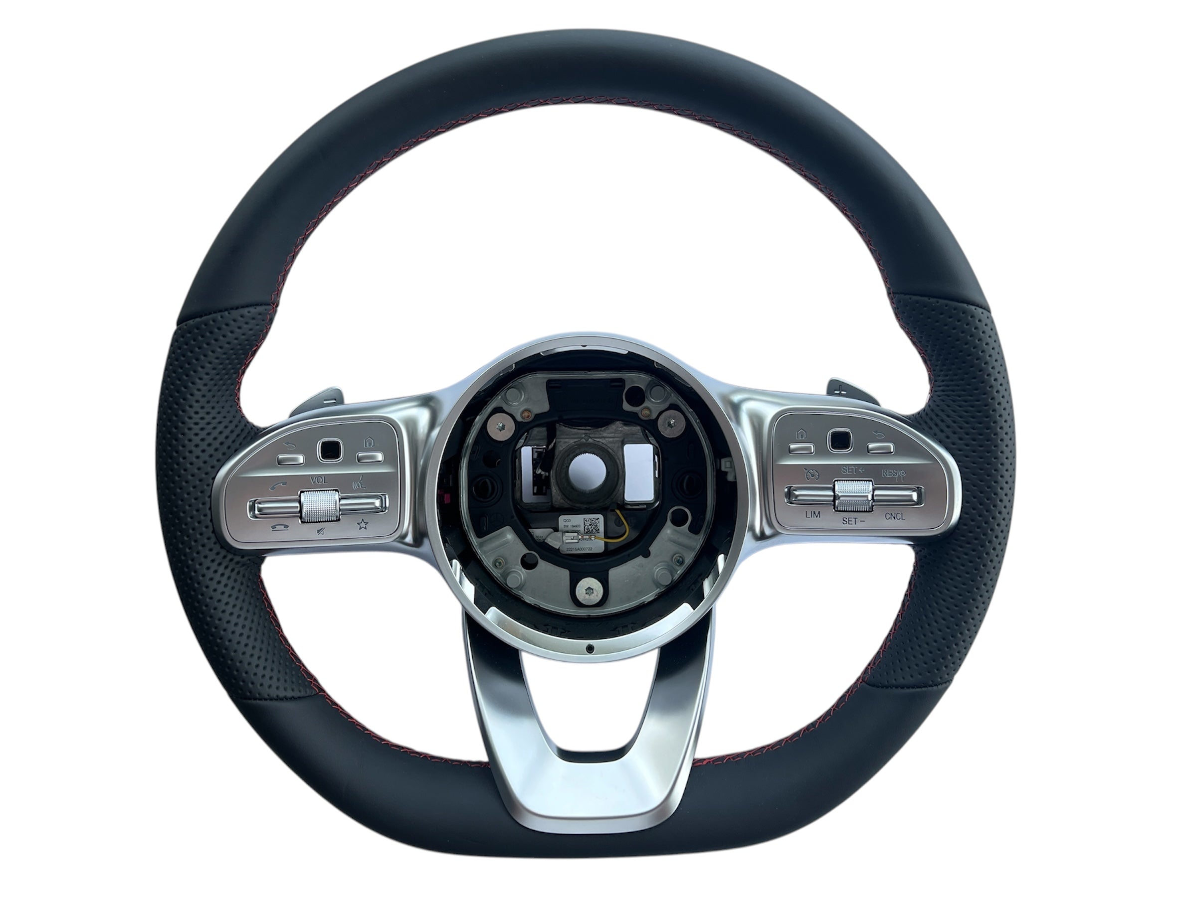 NUOVO VOLANTE ORIGINALE NERO IN PELLE MULTIFUNZIONE MERCEDES GLC X253 C253 CLA C118 W177 GL A0994647903