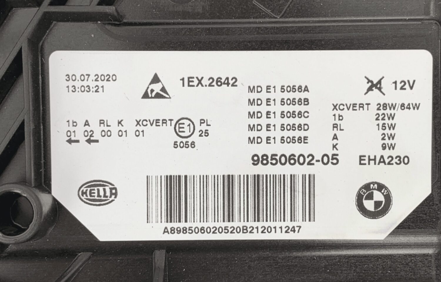 2X NOVÉ ADAPTIVNÍ LED SVĚTLOMETY BMW 5 G30 G31 F90 M5 LCI 9850601 + 9850602