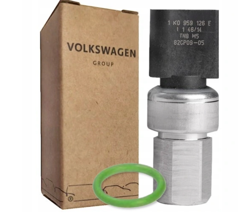 NOWY ORYGINALNY CZUJNIK CIŚNIENIA KLIMATYZACJI VW AUDI SEAT SKODA 1K0959126D
