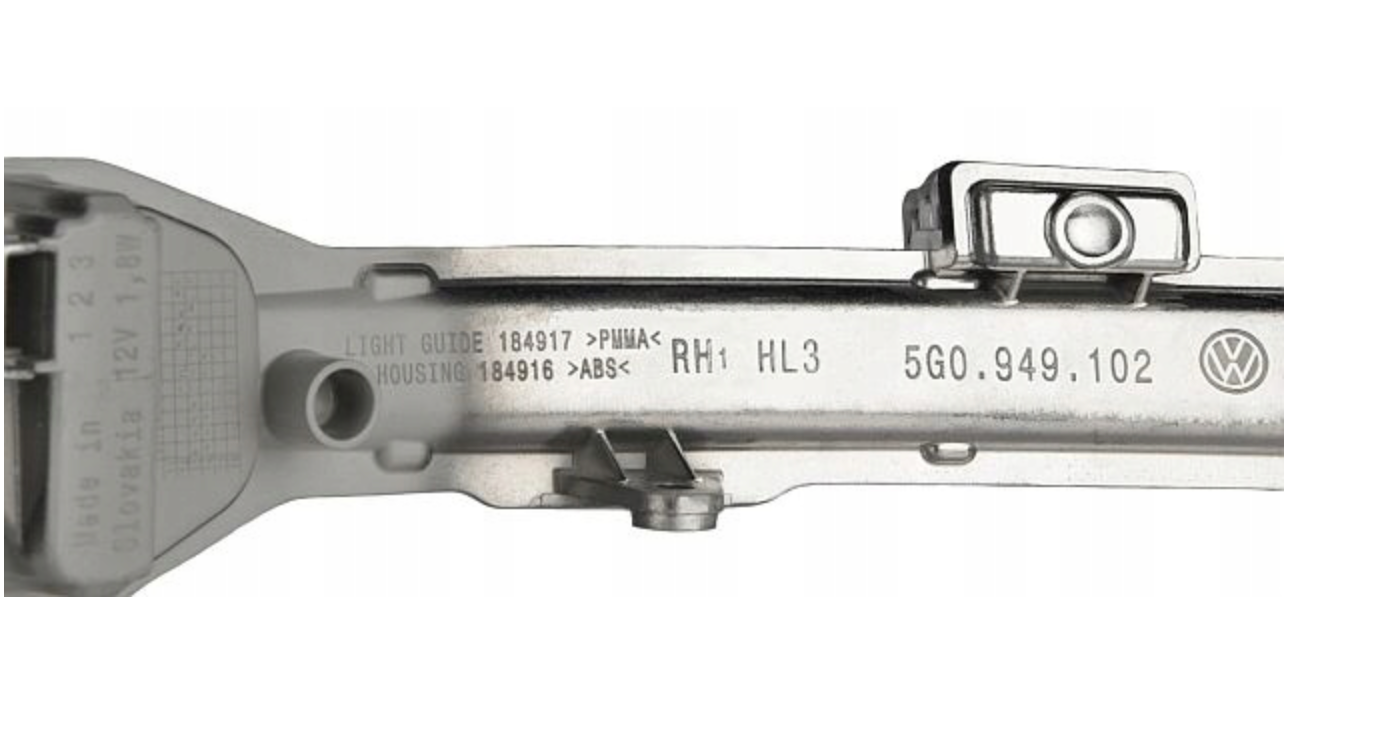 5G0949102 KIERUNKOWSKAZ LED / TURN SIGNAL