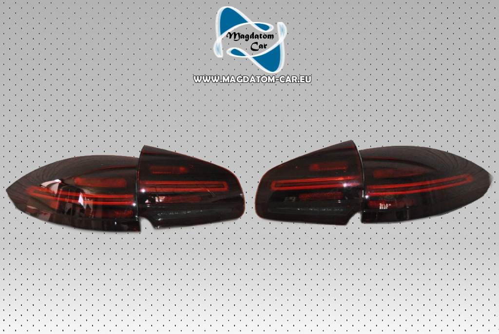 4x Nová Originální Zadní Led Světla Černá Porsche Cayenne 958 Turbo