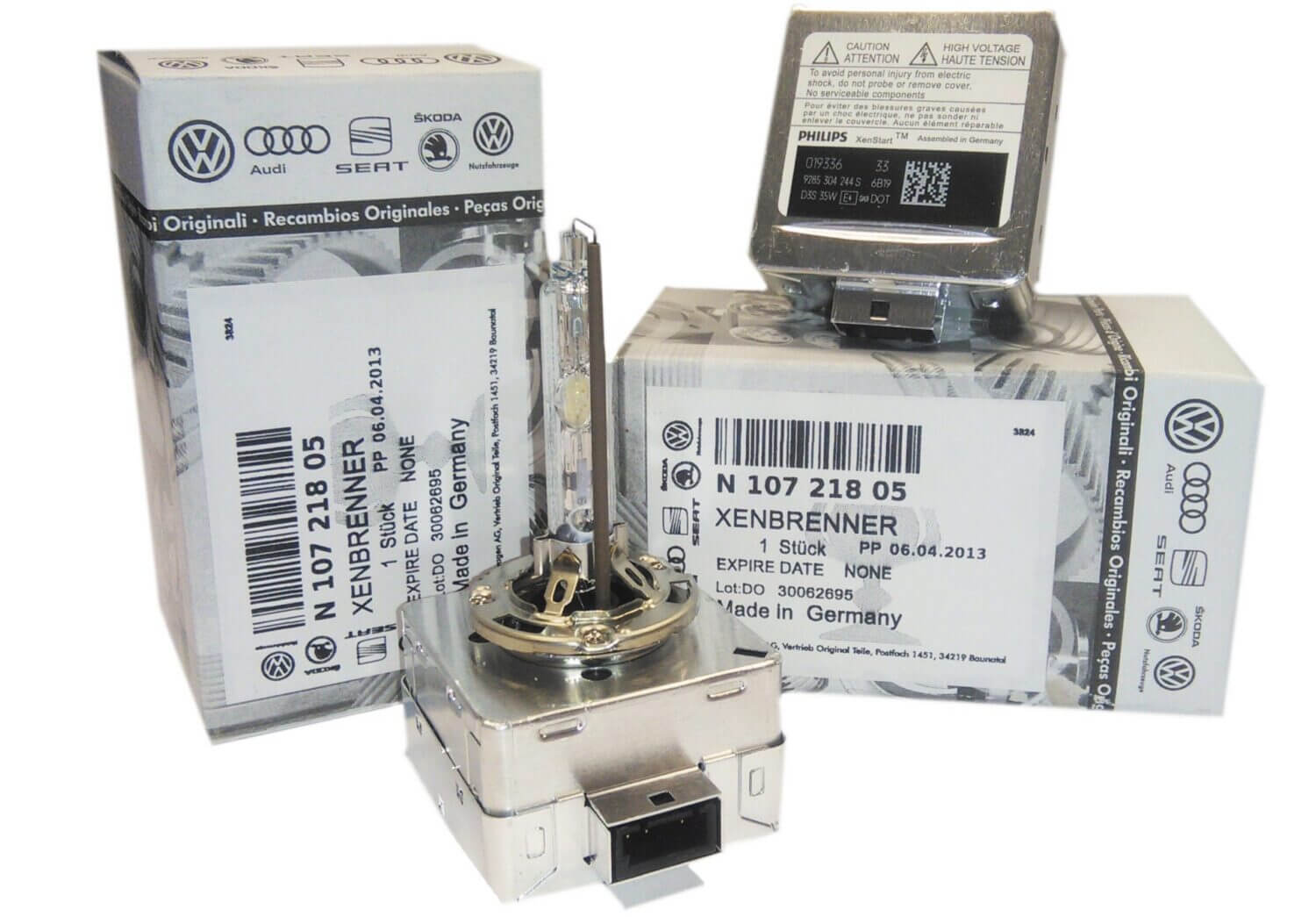 zestaw 2x żarówki xenonowe Philips D3S VW Audi Seat Skoda N10721805