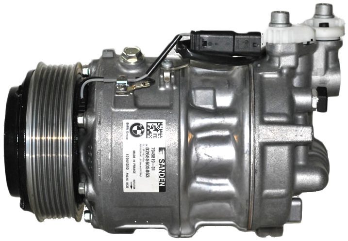 1x Nowa Oryginalna AC Sprężarka Klimatyzacji Kompresor BMW 5 G30 G31 6 G32 GT 7 G11 G12 7945819