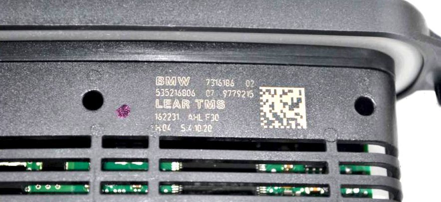 NOVÝ OE BIXENON XENON LED LEAR MODUL ŘÍZENÍ TMS AHL BMW 3 F30 F31 F34 7316186