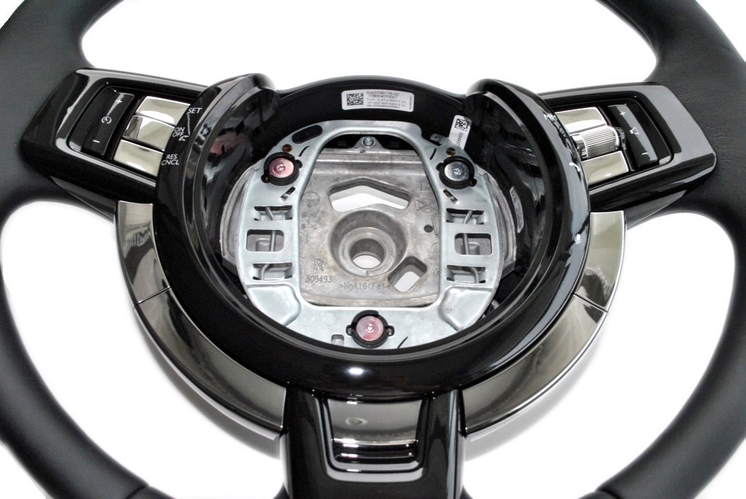 NEW OE STEERING WHEEL BLACK LEATHER ROLLS ROYCE RR1 RR2 RR3 3097897AWX-E10 / 66516641