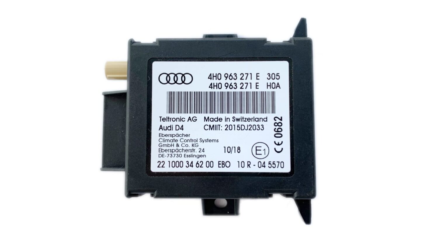 OE PILOT + MODUŁ STEROWNIK ZDALNEGO OGRZEWANIA POSTOJOWEGO WEBASTO AUDI A3 A6 A7 A8 Q5 Q7 Q8 4H0963271E 4H0963511C