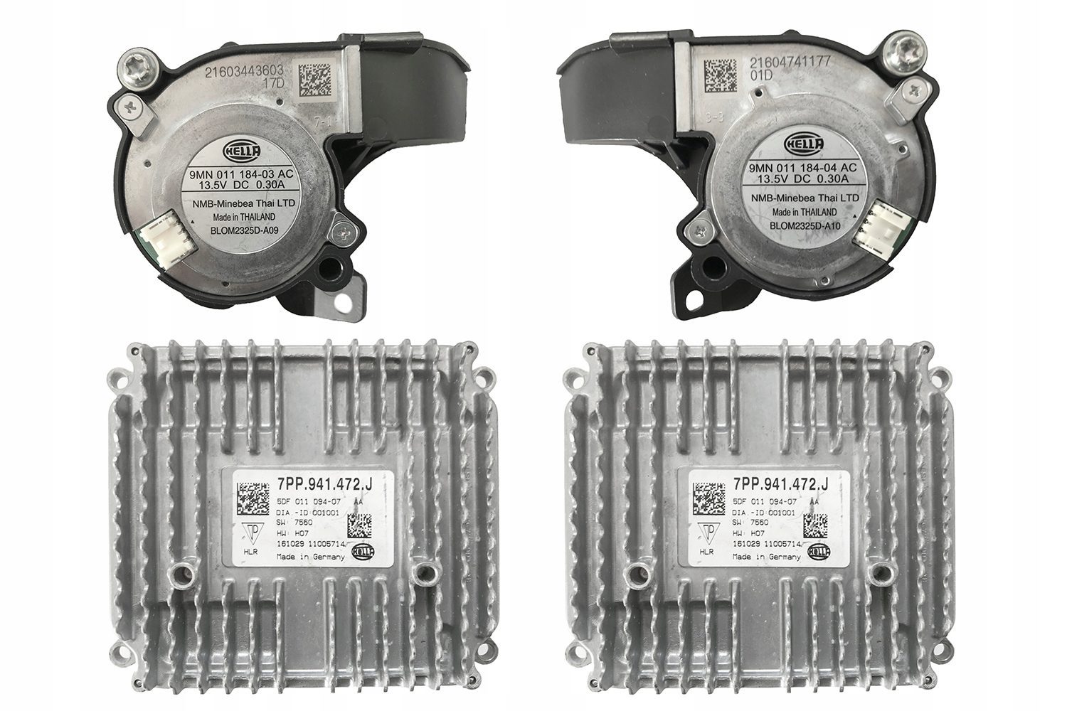 Reflektor LED do AUDI ZESTAW PRZETWORNICA 7PP941472J