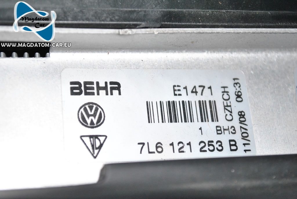 NOWE OE CHŁODNICA WODY OLEJU KLIMA CHŁODNICE + 2X WENTYLATOR VW TOUAREG AUDI Q7 PORSCHE CAYENNE 7L6121253B