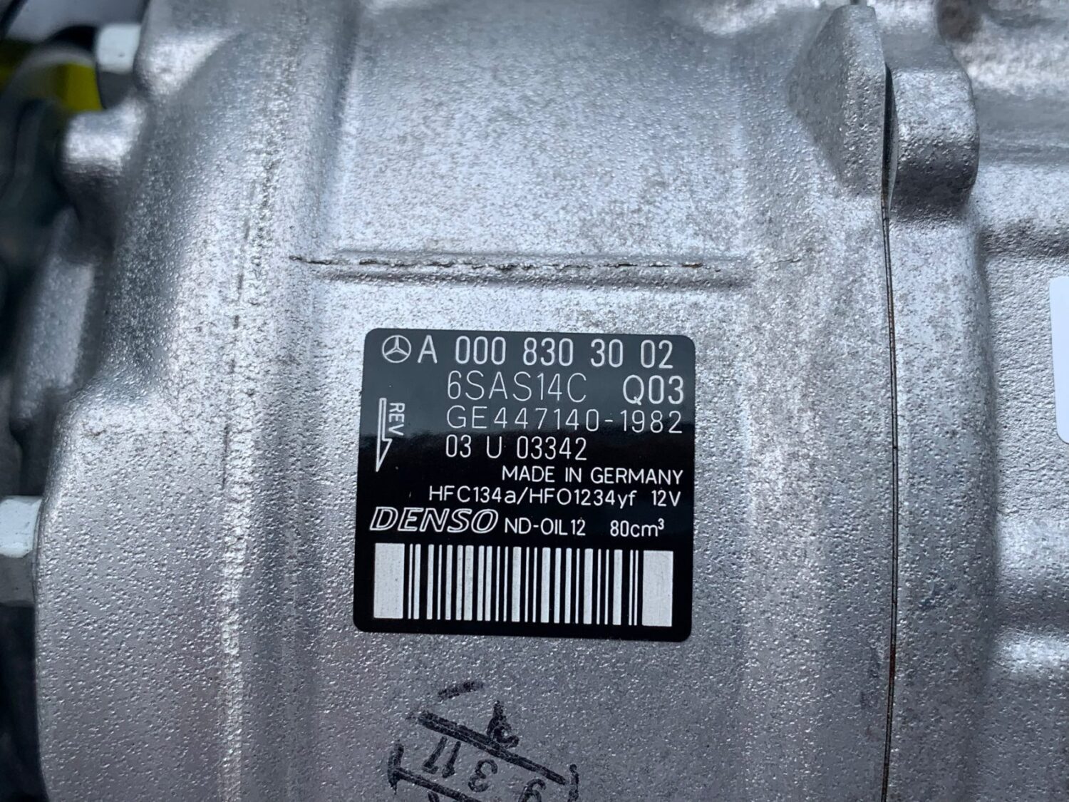 NOWA OE AC SPRĘŻARKA KLIMATYZACJI MERCEDES C-KLASSE S205 W205 E C238 S213 W213 GLC CLS X253 V W447 A0008303002