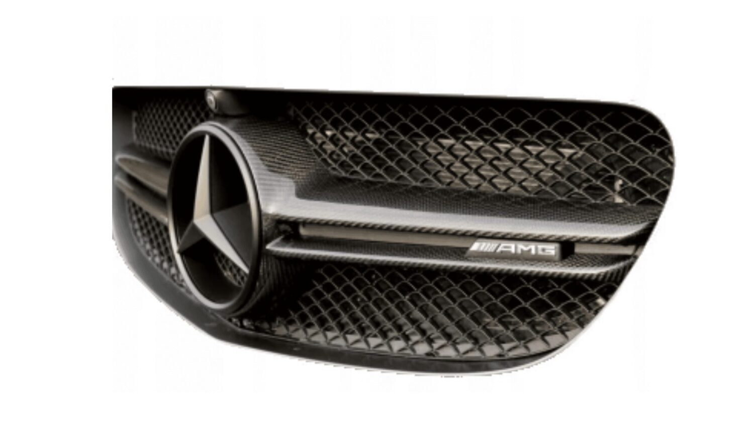 OE AMG LOGO BADGE EMBLEM IN GRILL MERCEDES W205 C63 A2058175001