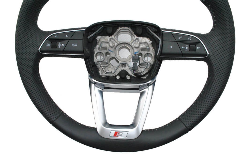 NOWA OE KIEROWNICA CZARNA SKÓRZANA MULTIFUNKCYJNA AUDI Q3 83A419091H