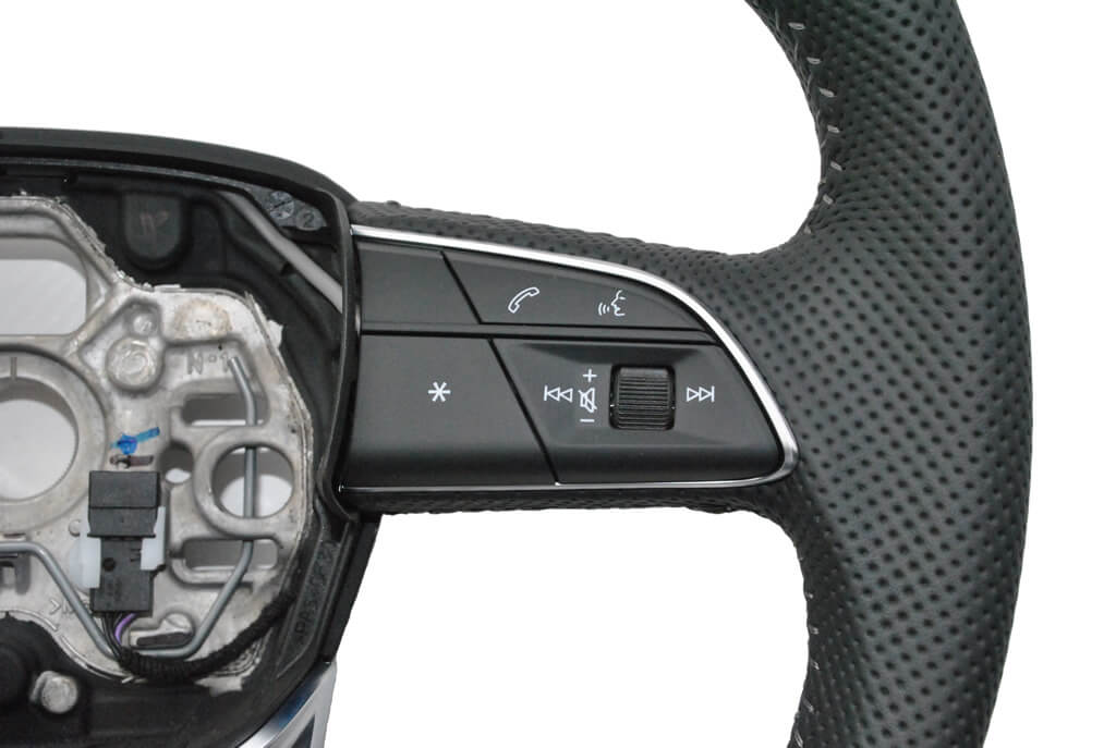 NOWA OE KIEROWNICA CZARNA SKÓRZANA MULTIFUNKCYJNA AUDI Q3 83A419091H