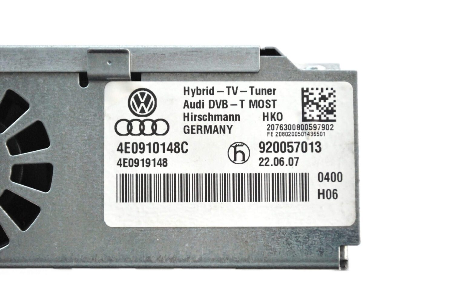 NEW OE TUNER TV HYBRID MMI DVB-T 3G AUDI A4 A5 A6 A7 A8 Q5 Q7 RS5 VW TOUAREG 4F0919129D