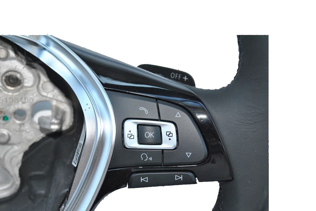 Nowa Oryginalna Kierownica DSG Czarna Skóra Multifunkcyjna Bez AirBag VW Passat B8 Golf 7 Plus Jetta 5G0419091