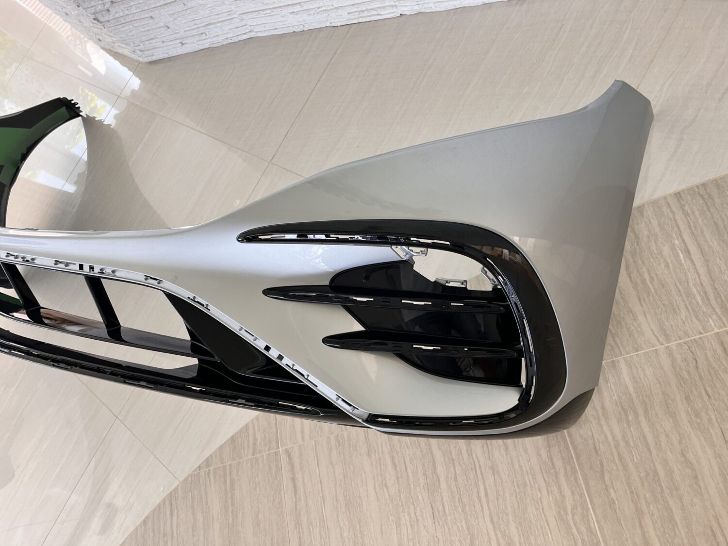 PARAURTI ANTERIORE AMG SILVER + SPOILER MERCEDES EQS W297 580 2022-2025 A2978852002