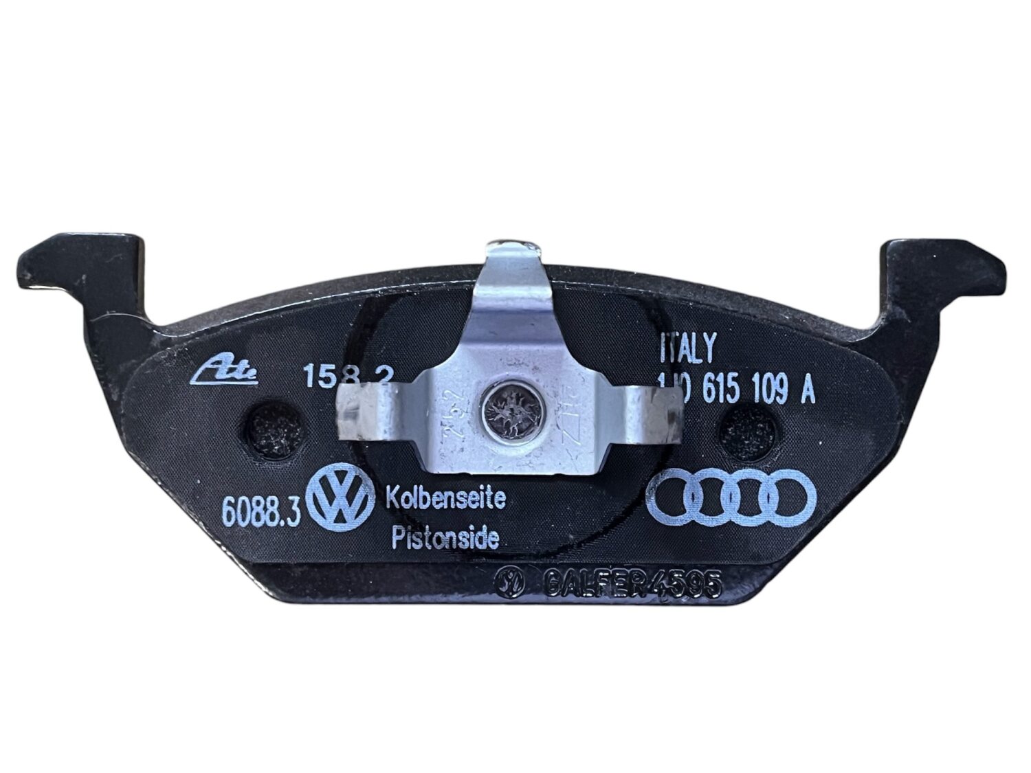 2X NOWY OEM ZACISK HAMULCOWY + KLOCKI ATE AUDI 1J0615123A + 1J0615124A VW GOLF 4 , 5 AUDI A1 A2 A3 SEAT IBIZA SKODA