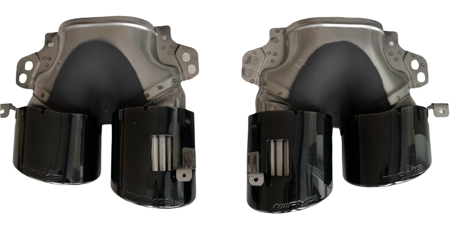2X EXHAUST TIP MERCEDES A A45S AMG W177 GT53 W290 GLA CLA GLE53 W167 GT 53 A0004901500 A0004901600