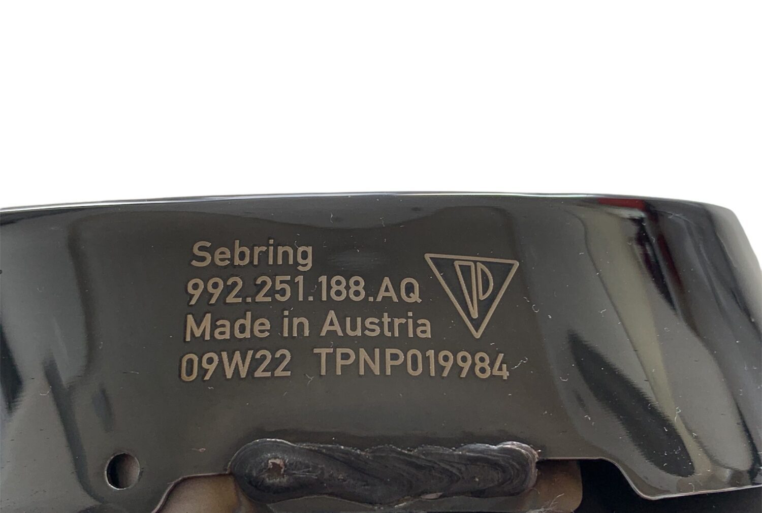 2X NOWA OE KOŃCÓWKA WYDECHU CZARNE PORSCHE 911 992 2019-- 992251188AQ 992251187AQ