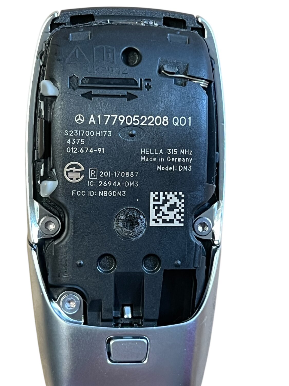 NEW ORIGINAL KEY / REMOTE KLUCZYK SCHLÜSSEL USA 315 MHz MERCEDES-BENZ A1779052208