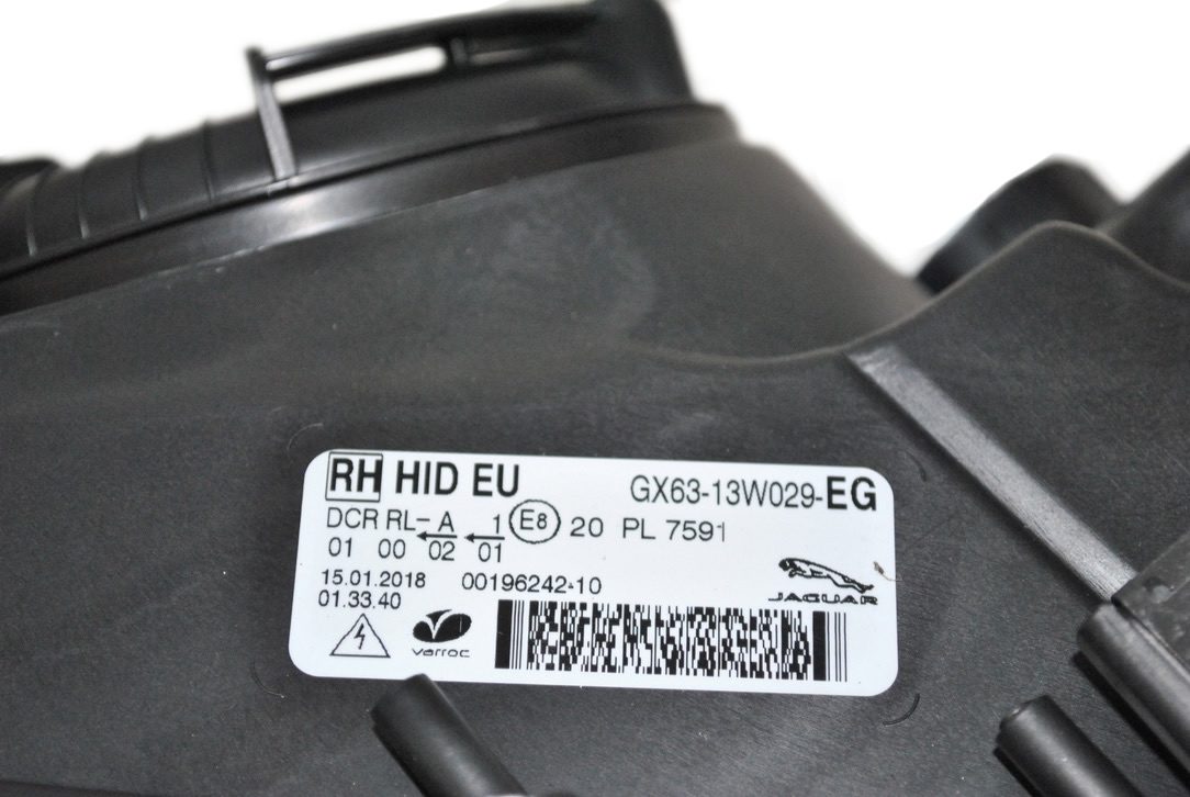 2X NOWE OE REFLEKTORY BIXENON XENON JAGUAR XF X260 F-PACE 2016 - 2020 GX63-13W030-EH + GX63-13W029-EH