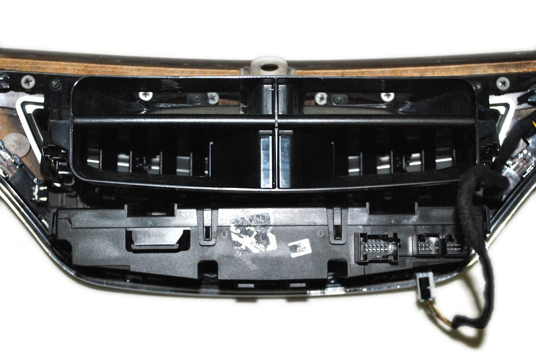 UŻYWANY OE PANEL STERUJĄCY KLIMATYZACJĄ + ZEGAREK + LISTWA OZDOBNA DREWNO MERCEDES S-KLASSE W221 2006-2013 A2218300954