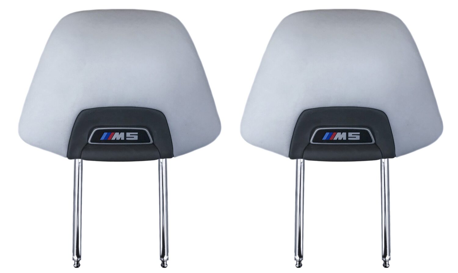 2x Zagłówek Skórzany M5 Silverstone do BMW M5 8071313