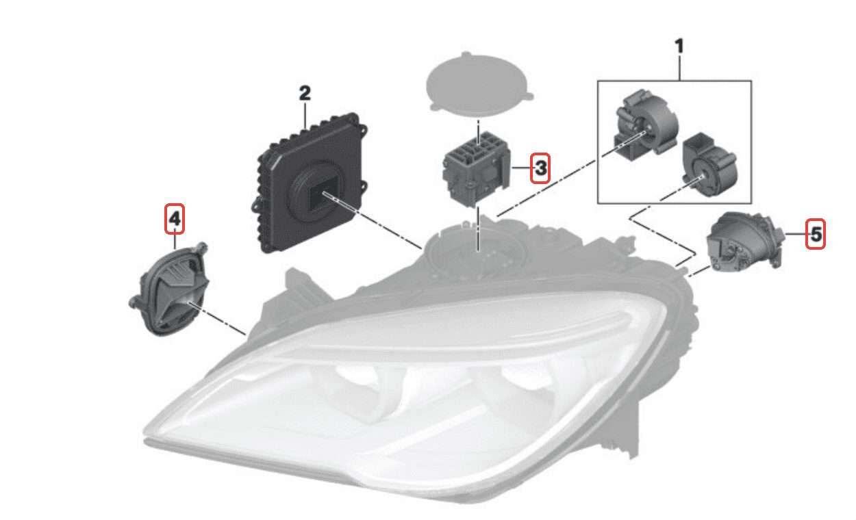 NOUVEAU KIT MODULE LED, CLIGNOTANTS POUR PHARES BMW 6 F06 GRAND COUPE LCI F12 LCI F13 LCI MS 63117394902 + 63117394904
