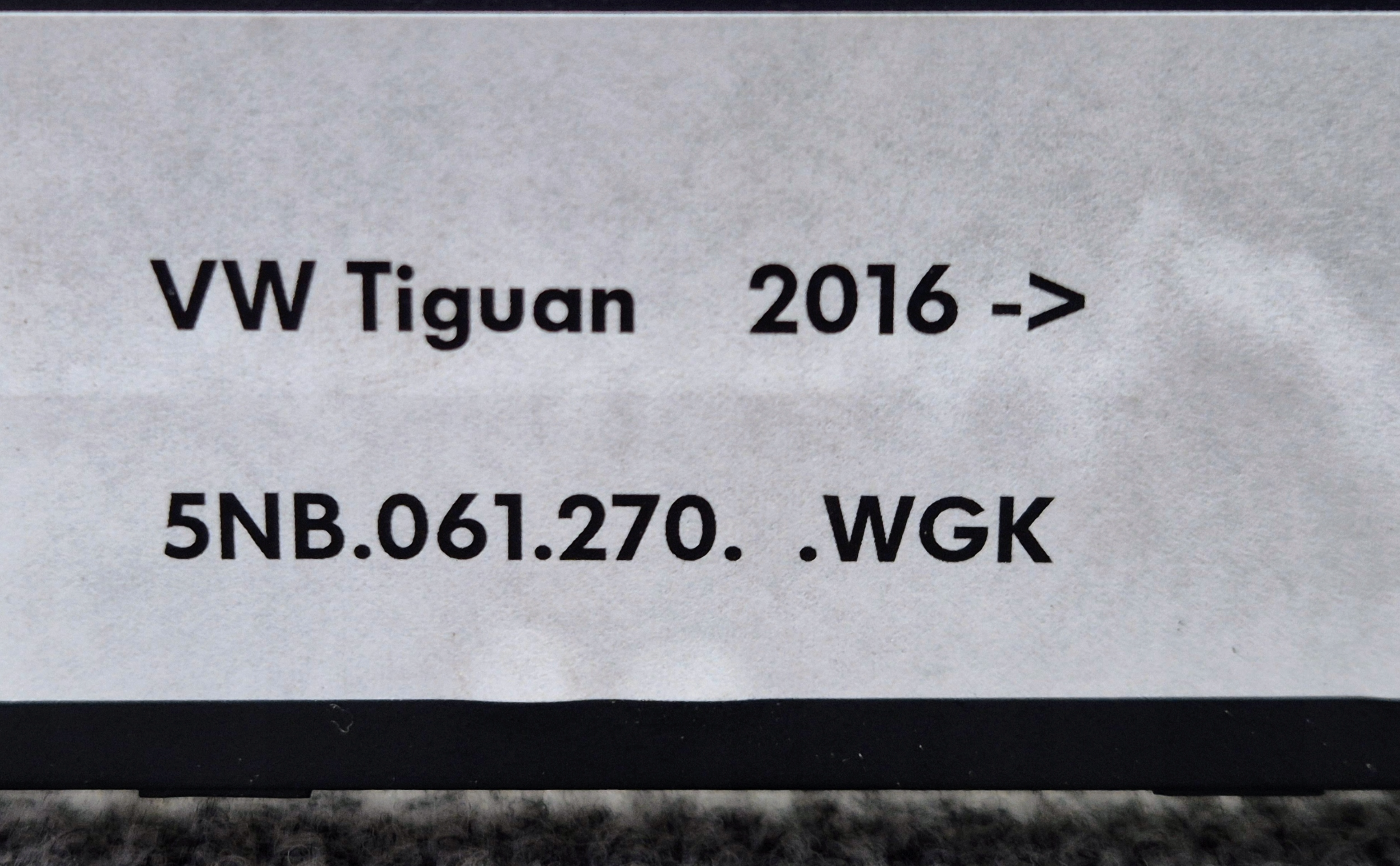 5NB061270 TIGUAN