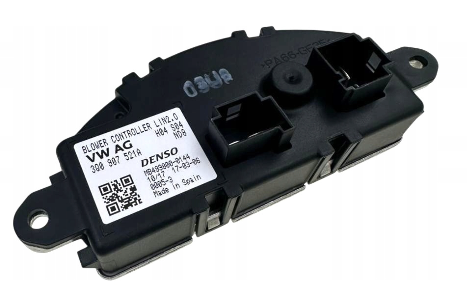 NOWY ORYGINALNY REZYSTOR WENTYLATORA DENSO 3Q0907521A VW GOLF PASSAT SEAT SKODA OCTAVIA