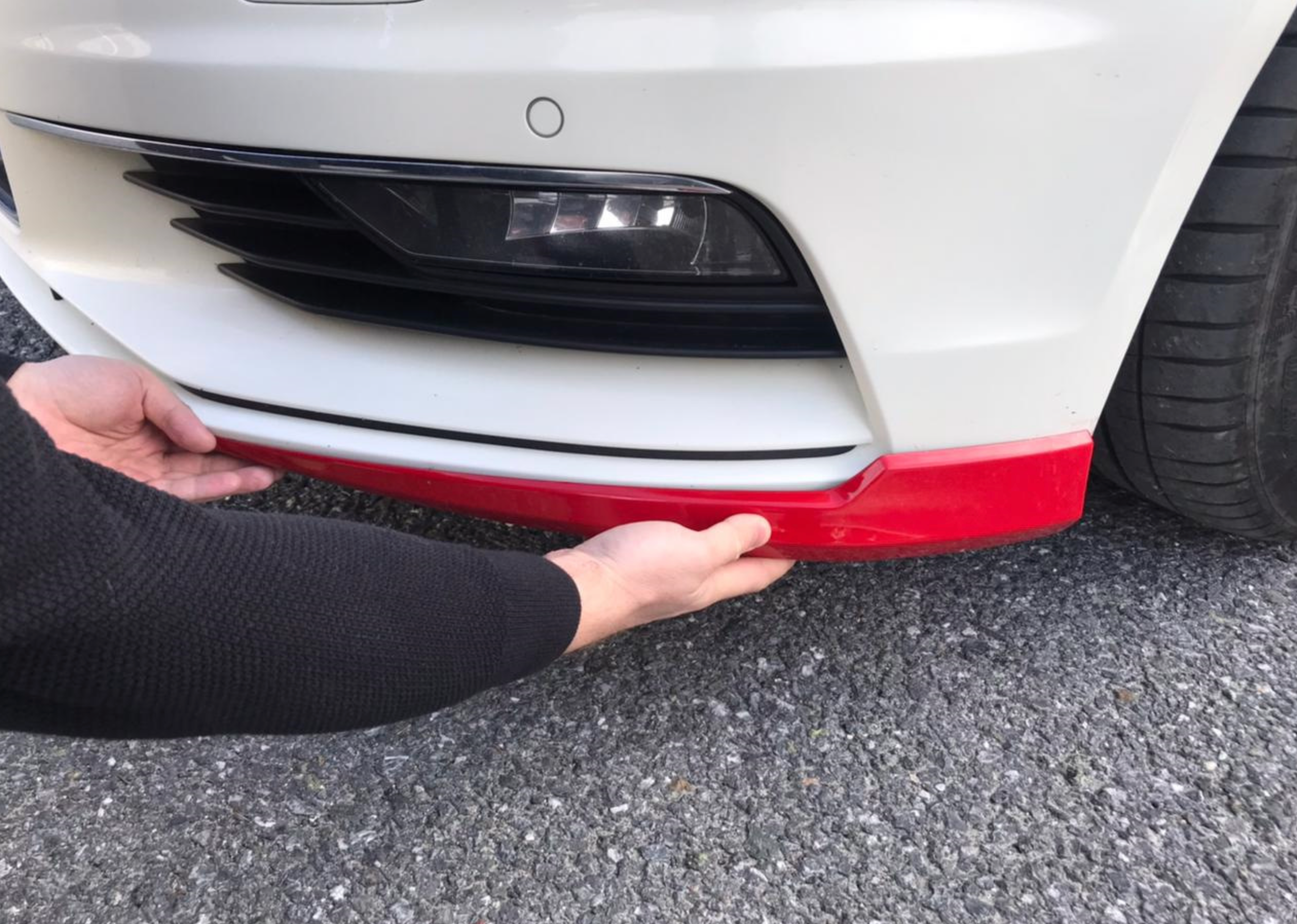NAKŁADKI ZDERZAKA PRZEDNIEGO A3
