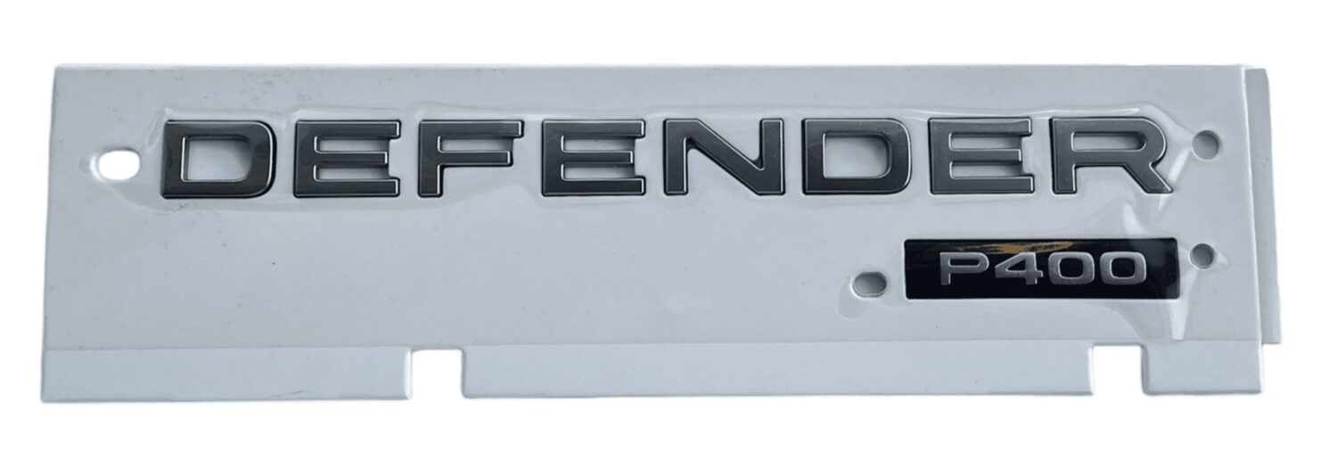 NEW ORIGINAL EMBLEM BADGE LETTERING LAND ROVER DEFENDER P400 N8B2-001B40-CA